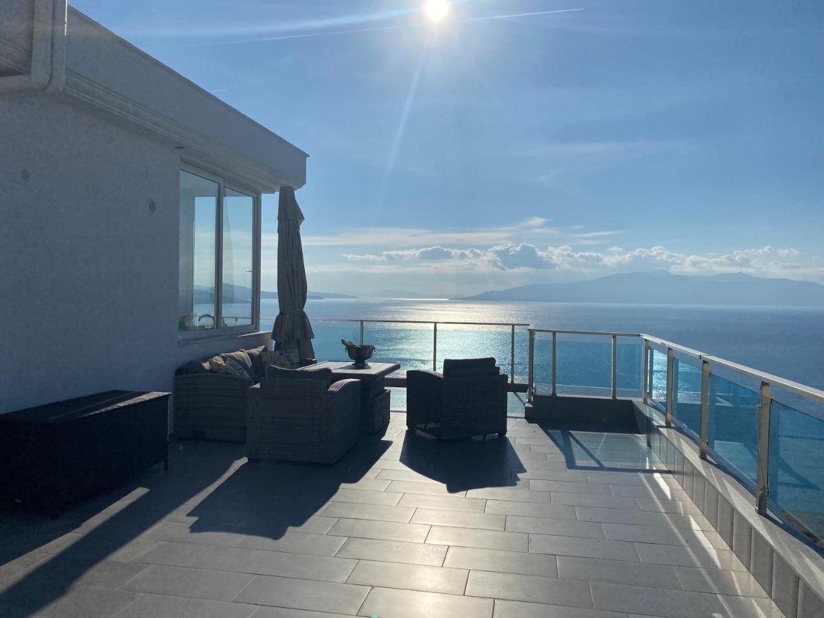 Rocknest Sea View Penthouse Daire Saranda Dış mekan fotoğraf